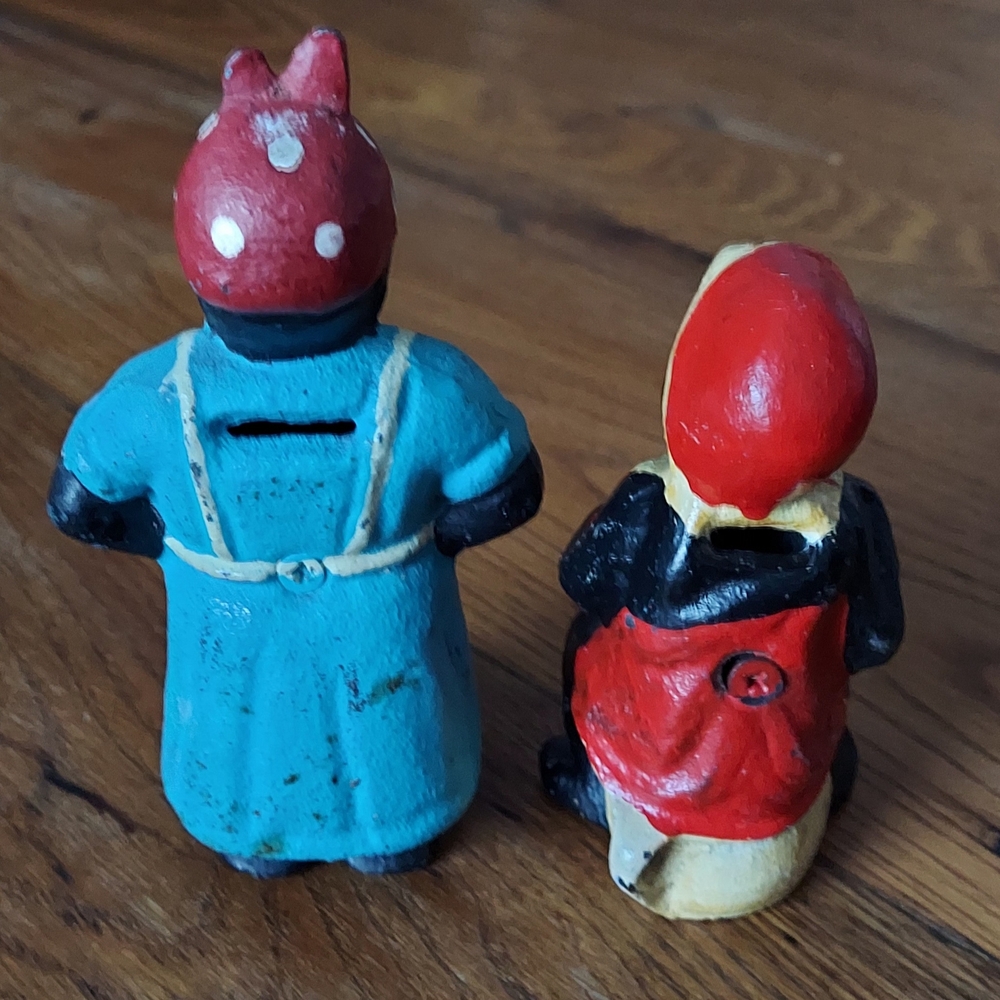 Vintage Black Americana Small Banks - Picture 4 of 7